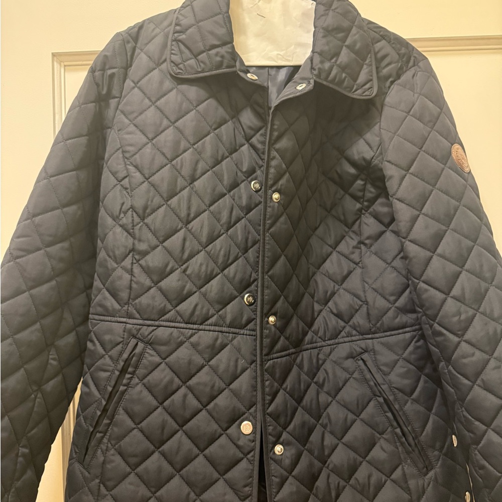 Lauren by Ralph Lauren Quilted Navy Barn Jacket Ladies Small NWOT